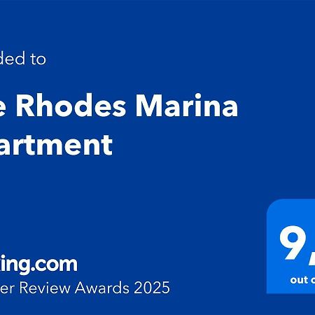 The Rhodes Marina Apartment Родос Экстерьер фото